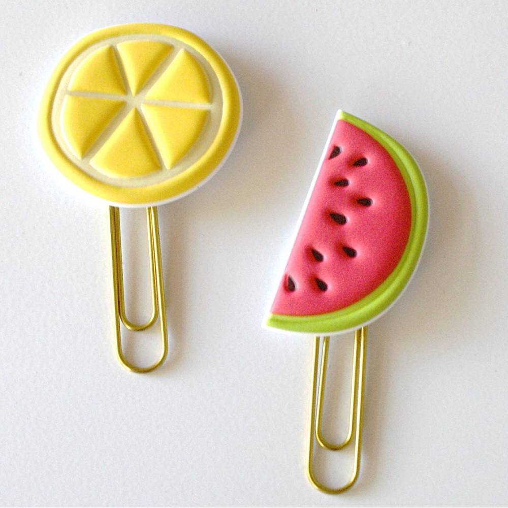 NEW Summer themed puffy clips